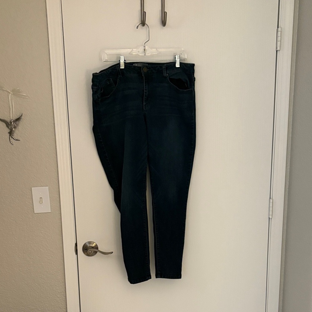 Wit & Wisdom Deep Indigo Skinny Jeans